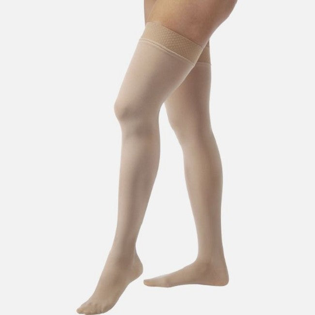 BSN Medical JOBST Relief Compression Stockings Thigh High X-Large Beige Closed Toe - 114211