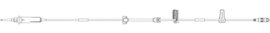 Infusomat Space - IV Pump Set 15 Drops / mL Drip Rate 73 Inch Tubing 1 Port - 363904