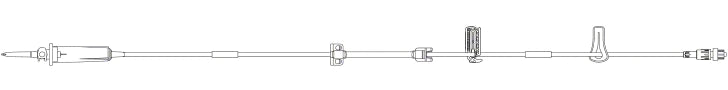 Infusomat Space - IV Pump Set 15 Drops / mL Drip Rate 73 Inch Tubing 1 Port - 363904