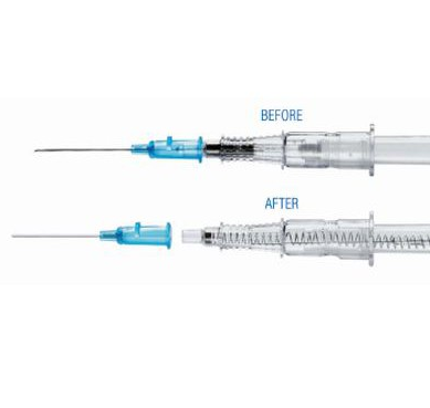 VanishPoint - Peripheral IV Catheter 14 Gauge 1.25 Inch Retracting Safety Needle - 31741