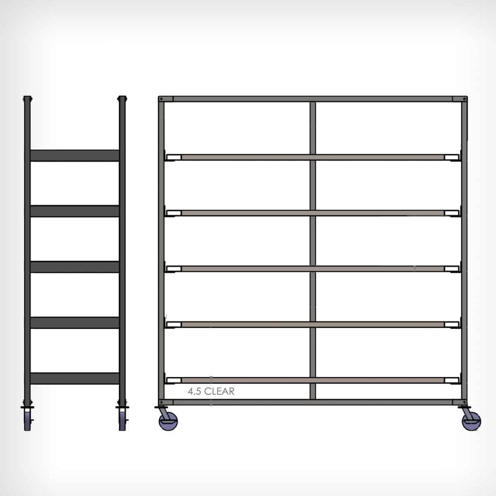 Mopec Guardian Rack Quick Deploy Morgue Rack & Body Tray System