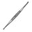 Econo - Bone Curette 5 Inch Length Double-ended Round Handle 1.5 mm Tip / 2 mm Tip Straight Tip - 96-3703