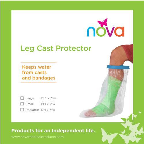 Nova Ortho-Med Protector, Cast Leg Adlt Short23" (20/Cs) - 8118-R