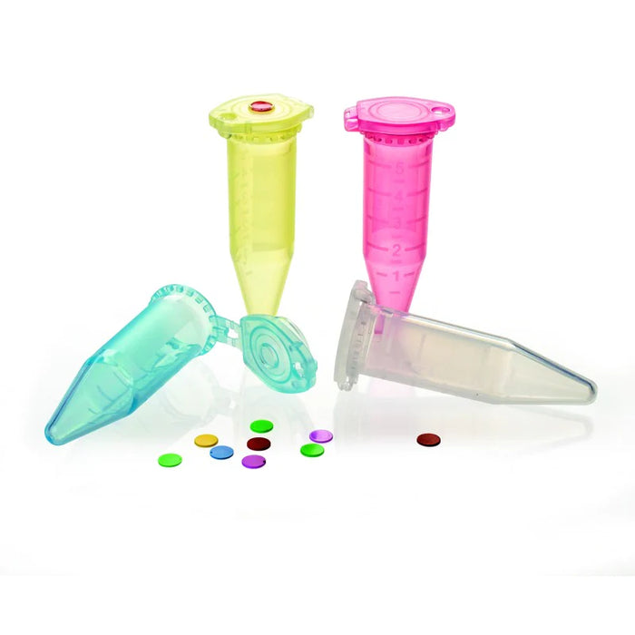 ClikLok - Microcentrifuge Tube Conical Bottom Plain 19.3 X 56.6 mm 5 mL Without Color Coding Hinged Snap Cap Polypropylene Tube - T330-76N
