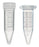 ClikLok - Microcentrifuge Tube Conical Bottom Plain 19.3 X 56.6 mm 5 mL Amber Hinged Snap Cap Polypropylene Tube - T330-76AMS