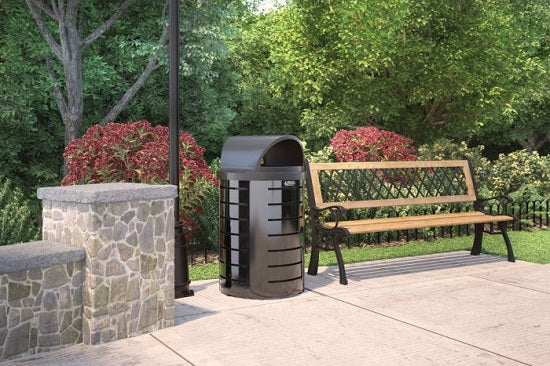 Decorative Metal Trash Can