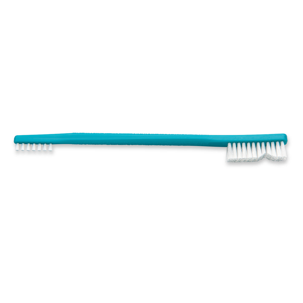 Key Surgical Toothbrush-Style Cleaning Brushes, Antimicrobial Nylon - Double Ended, 7"