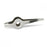 Tweezerman - Tweezers 3-1/3 Inch Length Stainless Steel NonSterile NonLocking Wide Fenestrated Thumb Handle Straight Smooth Tips - TWEZ.WIDE