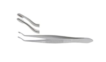 Miltex - Capsule Forceps Arruga 4 Inch Length OR Grade German Stainless Steel NonSterile NonLocking Thumb Handle New Curved - 18-1002
