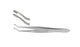 Miltex - Capsule Forceps Arruga 4 Inch Length OR Grade German Stainless Steel NonSterile NonLocking Thumb Handle New Curved - 18-1002