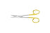 Padgett SuperCut - Dissecting Scissors 5 Inch Length OR Grade German Stainless Steel NonSterile Finger Ring Handle Curved Blade Sharp Tip / Sharp Tip - PM-6821