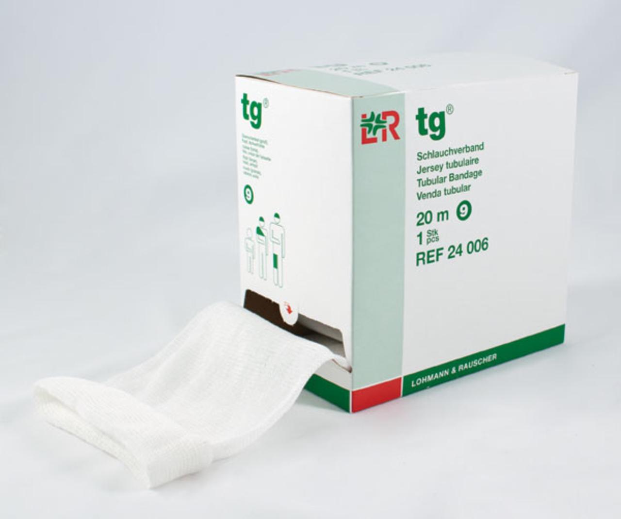 tg - Elastic Tubular Support Bandage 2-1/5 Inch X 11 Yard Arm / Lower Leg / Child Leg Standard Compression Pull On White Size 5 NonSterile - 24003