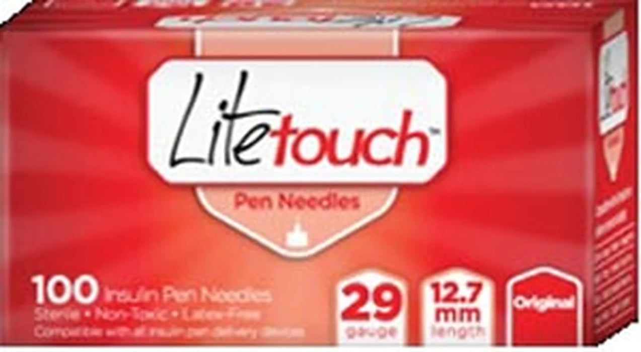 LiteTouch - Insulin Pen Needle 29 Gauge 1/2 Inch Length NonSafety - 533