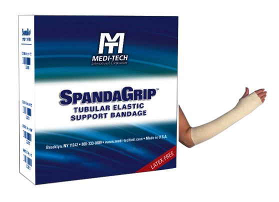 SpandaGrip - Elastic Tubular Support Bandage 2-3/4 X 36 Inch Medium Arm / Small Ankle Standard Compression Pull On Natural Size C NonSterile - SAG23436