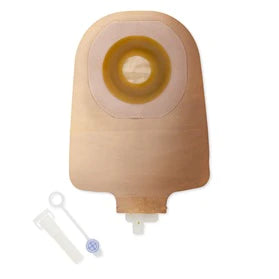 Premier - Urostomy Pouch One-Piece System 9 Inch Length Drainable Flat, Pre-Cut - 8447