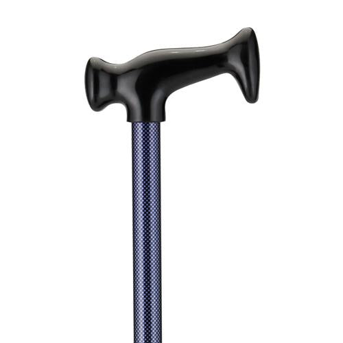 Nova Ortho-Med T-Handle Cane Aluminum 28 To 39 Inch Height Purple Checkers Print - 2030