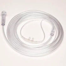 Salter-Style - ETCO2 Nasal Sampling Cannula with O2 Delivery Micro Flow Delivery Pediatric Curved Prong / NonFlared Tip - 1615-7-25-HC