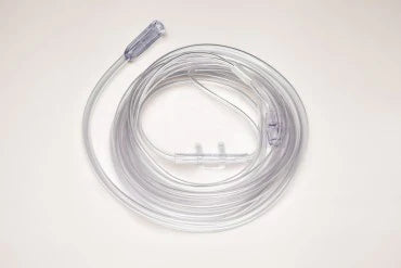 Salter Labs - ETCO2 Nasal Sampling Cannula with O2 Delivery Low Flow Delivery Adult Straight Prong / NonFlared Tip - 1053-4-50