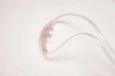 Salter-Style - ETCO2 Nasal Sampling Cannula with O2 Delivery With Oxygen Delivery Adult Curved Prong / NonFlared Tip - 4002-14-14-25