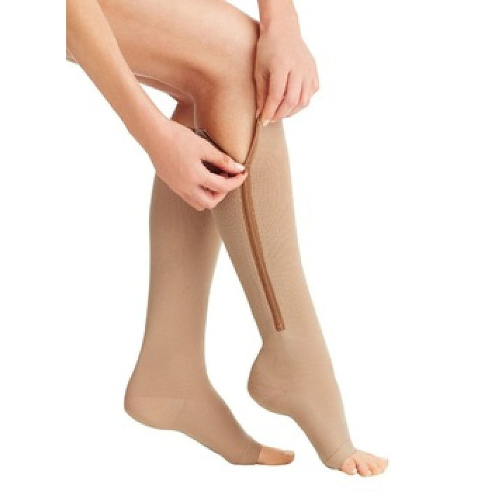 Zippered Compression Stocking and Liner