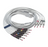 Welch Allyn 10-Lead Replaceable Lead Set, AHA, Banana, CP100 & CP200, For 400293, 4 Limb Leads & 6 Precordial - 401129