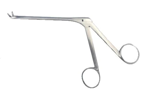 BR Surgical - Nasal Forceps Weil-Blakesley 7-1/2 Inch Length Surgical Grade Stainless Steel NonSterile NonLocking Finger Ring Handle Straight 4.2 mm Wide Tips - BR46-22303