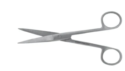 BR Surgical - Operating Scissors 5 Inch Length Surgical Grade Stainless Steel Finger Ring Handle Curved Sharp Tip / Sharp Tip - BR08-12113