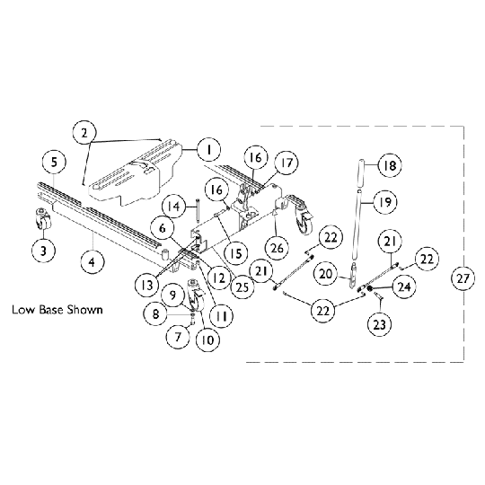 Invacare - End Rubber Clip - 1161593