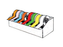 Healthmark Color Coded Label Tape - Roll