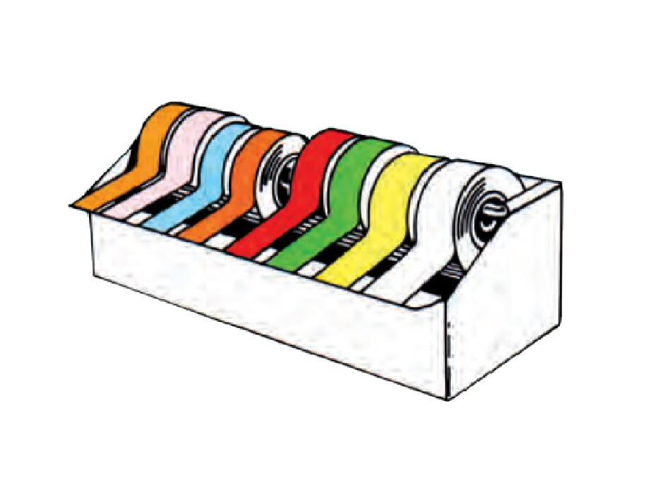 Healthmark Color Coded Label Tape - Roll