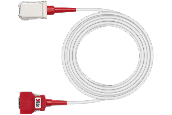 Welch Allyn SpO2 Cable,LNCS,MASIMO,MINI-D,20P,4' - RED LNC-04