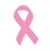 Healthmark PPE Decals Pink Ribbon - 1.5" x 3" in, 50 Per Pack - HMK-RBN-153