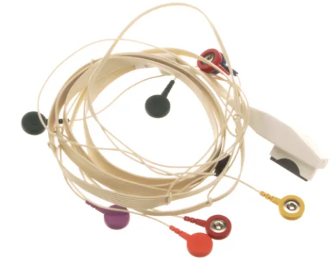 Welch Allyn 10 Wire AHA Lead Wire Set, XL, Snap Connectors, for H12+ Digital Holter Recorder - 9293-026-50