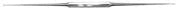 Bausch+Lomb - Flap Knife Tabb Stainless Steel 0.9 mm / 1 mm X 6-1/3 Inch Length Double-ended Round Handle NonSterile Reusable - N1694 1