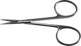 storz - Iris Scissors Storz 100 mm Surgical Grade Stainless Steel NonSterile Finger Ring Handle Straight Sharp Tip / Sharp Tip - E3404