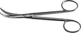 storz - Enucleation Scissors Storz 130 mm Surgical Grade Stainless Steel NonSterile Finger Ring Handle Strongly Curved Blunt Tip / Blunt Tip - E3652
