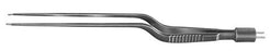 Bausch+Lomb - Bipolar Forceps 214 mm Coated Stainless Steel NonLocking Bayonet Handle Straight 2 X 3 mm Tips - S2050 5D