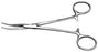 Bausch+Lomb - Hemostatic Forceps Crile 140 mm Stainless Steel NonSterile Ratchet Lock Finger Ring Handle Curved Serrated Tips - N5521