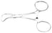 Bausch+Lomb - Towel Forceps Backhaus 3-1/2 Inch Length Stainless Steel NonSterile Ratchet Lock Finger Ring Handle Curved 1 X 1 Prongs - N7203