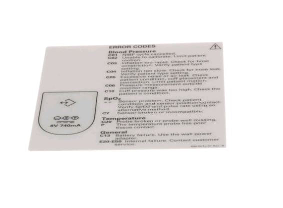 Pre-Printed Label