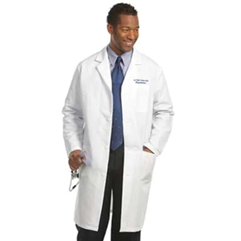 Fashion Seal Uniforms - Lab Coat White Size 44 Knee Length Reusable - 482-SZ44
