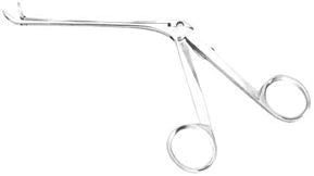 Bausch+Lomb - Nasal Forceps Blakesley-Wilde 6-7/8 Inch Length Stainless Steel NonSterile Finger Ring Handle Upturned 4 X 10 mm Cups - N2897