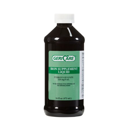 McKesson Geri-Care Mineral Supplement Iron 220 mg Strength Liquid 16 oz. - Q701-16-GCP