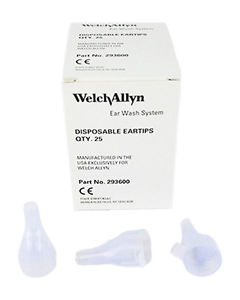 Welch Allyn Earwash Tips, Box of 25 - 293600