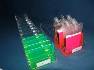 Twelve Compartment Blood Bag Holder Multi Tray