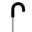 Nova Ortho-Med Offset Cane Nova Aluminum 30 To 39 Inch Height Silver - 1040SI