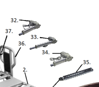 Bed Frame Head Actuator