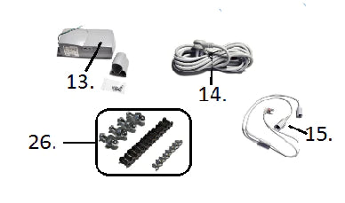 Drive Medical - Bed Frame Replacement Power Cord For PPB2000, PCB901, PCB601 Bed Frame - SP01-CA65738