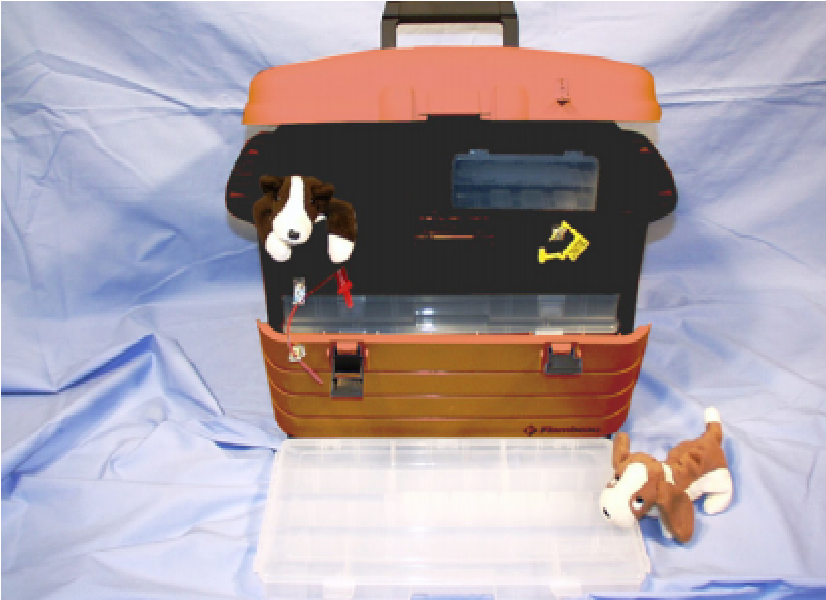 Healthmark Med Chest, Orange, 20.5" x 12" x 14.5" in- HMK-8040-2