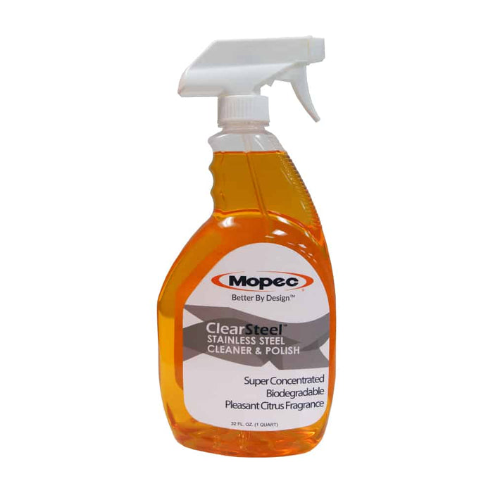 Mopec ClearSteel, Stainless Steel Cleaner & Polish Spray – BE048